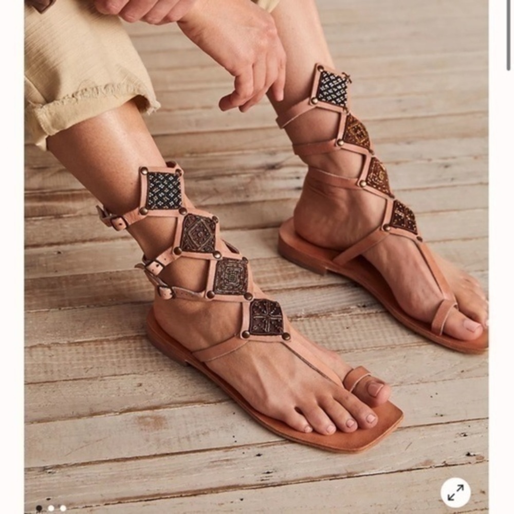 Free People Fireworks Gladiator Sandals. NWT